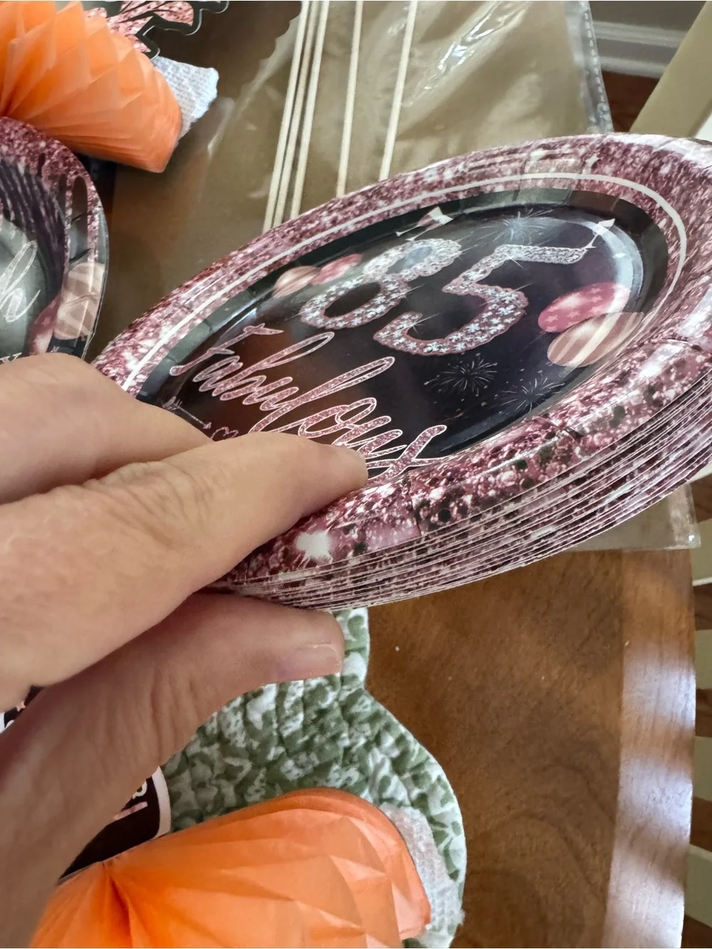 85th Birthday Pink and Rose Gold Party Decorations - 85th Birthday Set!